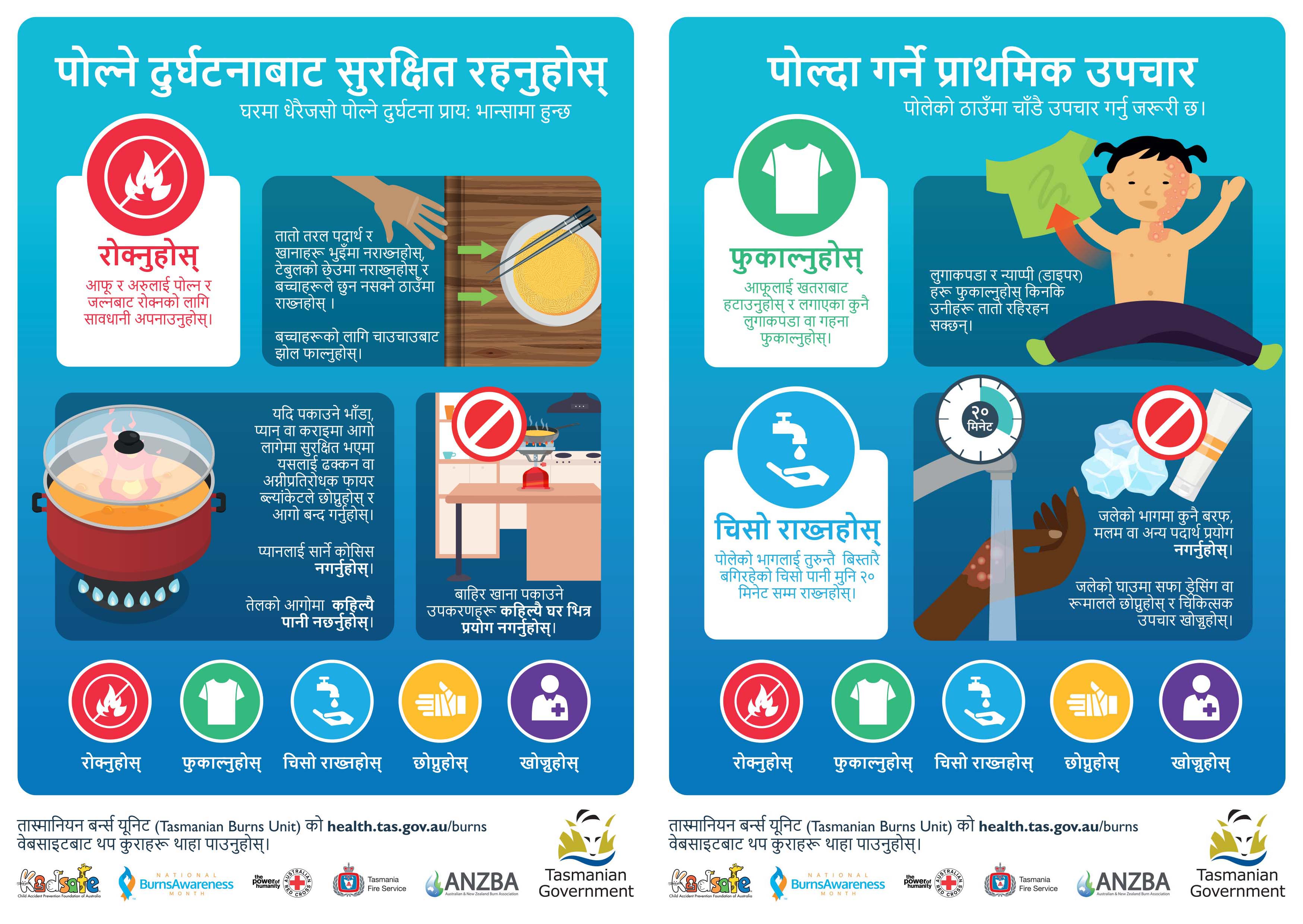 NEPALI THS Keep safe from Burns Posters_19 July